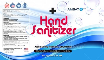 237 mL (Amsat Label Hand Sanitizer 8 Oz)